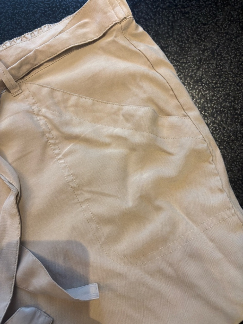 George Large Beige Cargo Style Pants - Picture 5 of 6